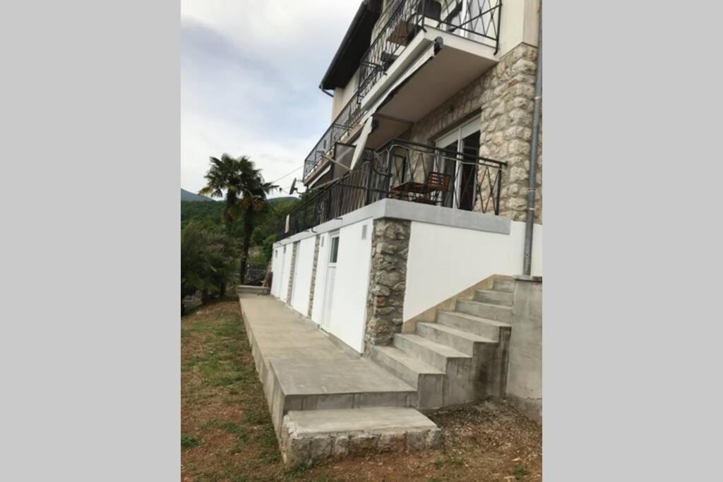 Breathtaking Sea View App For 2+1, Bbq ...... Leilighet Opatija Eksteriør bilde